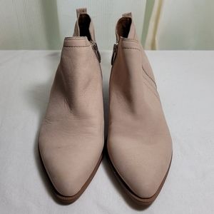 Franco Sarto Laslo Tan Suede Booties 9 New